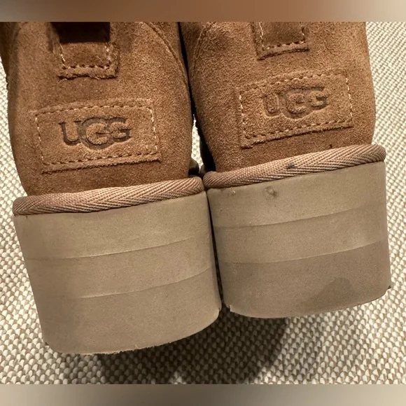 UGG Classic Ultra Mini platform boots in chestnut